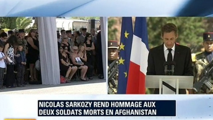 Soldats tués en Afghanistan : cérémonie d'hommage