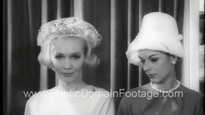 Fancy Hat Fashion Domain Footage PublicDomainFootage.com