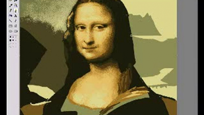 Paint'te Monalisa Nasıl Çizilir