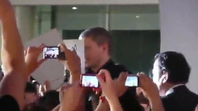 Wentworth Miller at the RE Afterlife Premiere with Fans