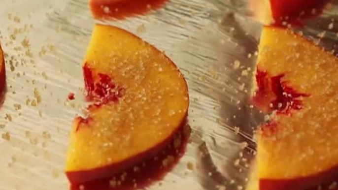 Peach Brulee Burrata Bruschetta Recipe - Foodwishes