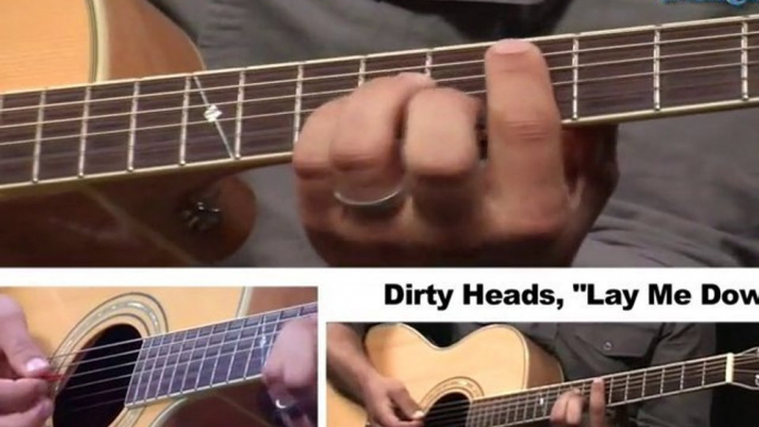 How to Play Lay Me Down by Dirty Heads Ft. Rome on Guitar