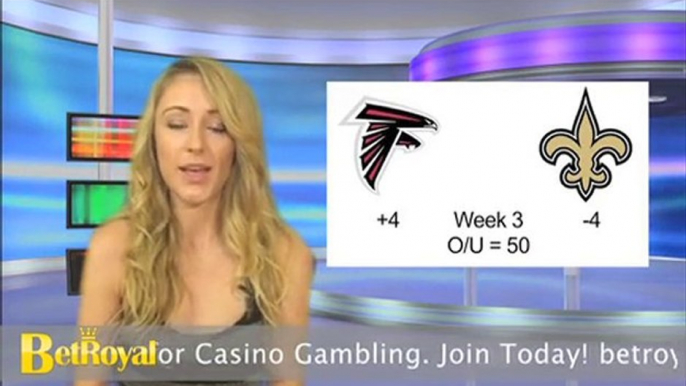 Falcons vs Saints Free Online NFL Sportsbook Betting Odds