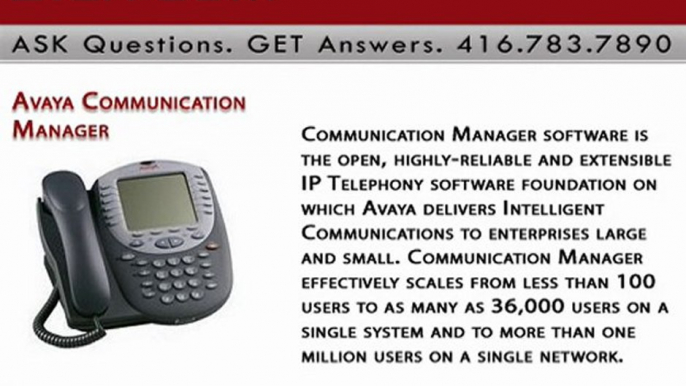 Avaya Communication Manager | Digitcom.ca (Business Phone Sy