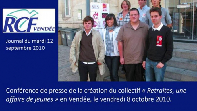 RCF85 Collectif "retraites, une affaire de jeunes" 12-10-10