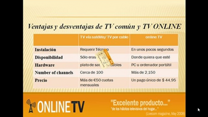 television gratis por internet