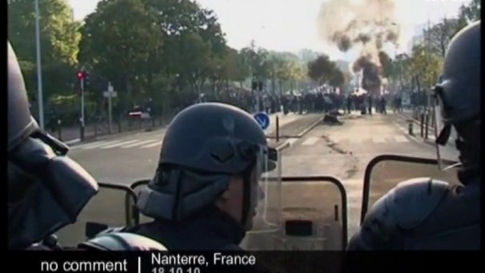 Clashes in Paris and Lyon between youths... - no comment