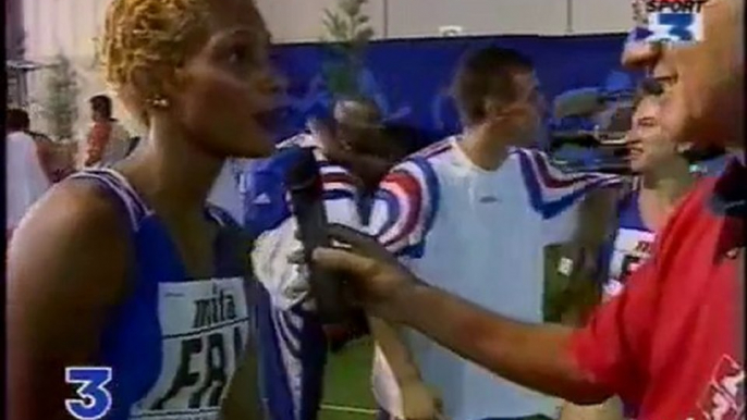 Athlétisme à Athènes : Médaille de Bronze pour le relais féminin français (4X100M)