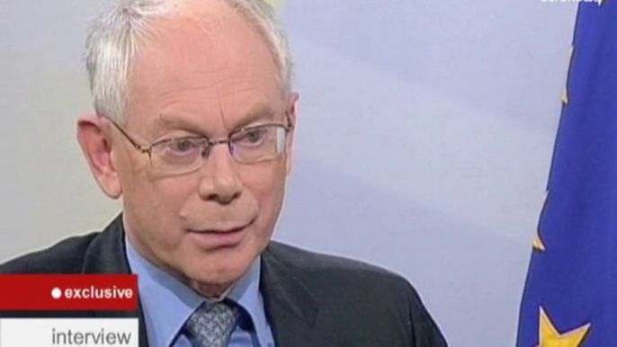 Herman Von Rompuy : "Il faut d'abord que la confiance...