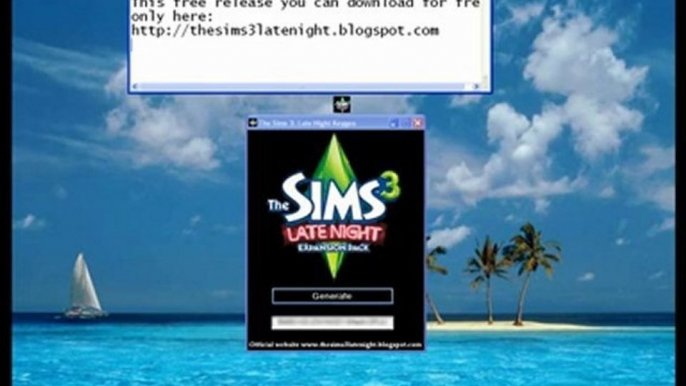 Sims 3 Late Night keygen free version