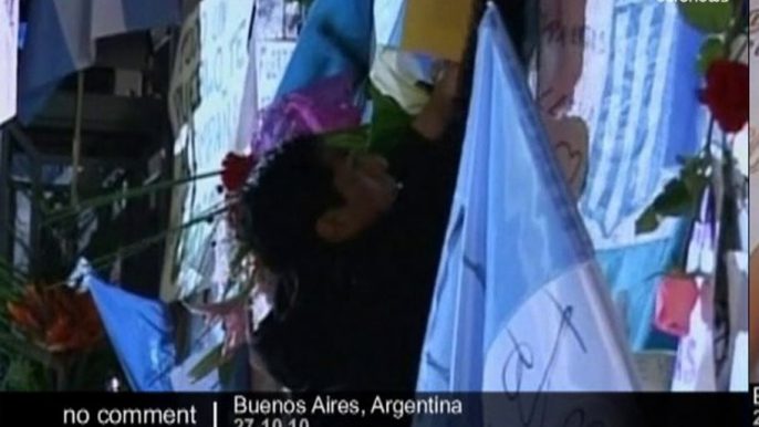 Argentina mourns Nestor Kirchner - no comment