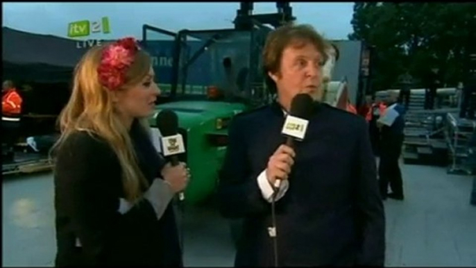 PAUL McCARTNEY  INTERVIEW  LIVE AT THE ISLE OF WIGHT (AGY)