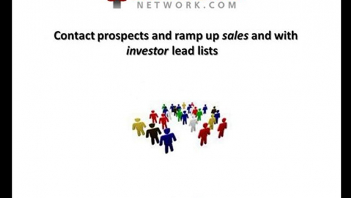 High Quality Investor Leads Network InvestorLeadsNetwork.com