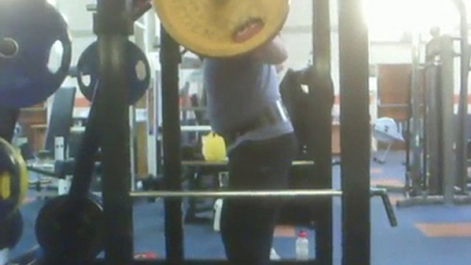 150kg squat. Not deep enough.