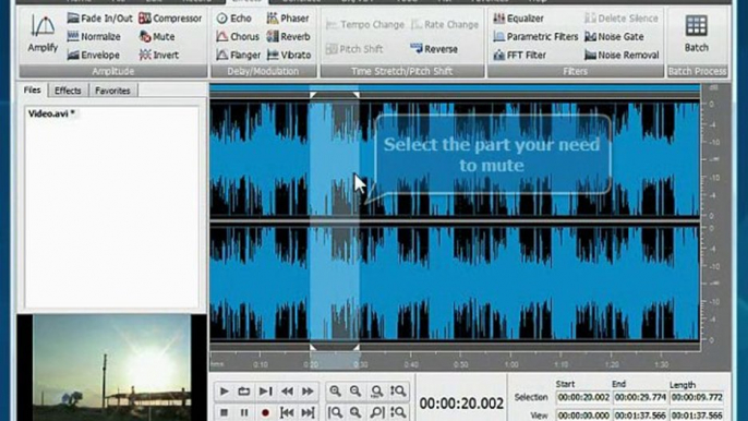 How to edit audio track in video?