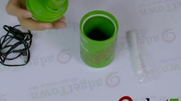 C00953-Green Humidifier with USB Mini Coke Cans