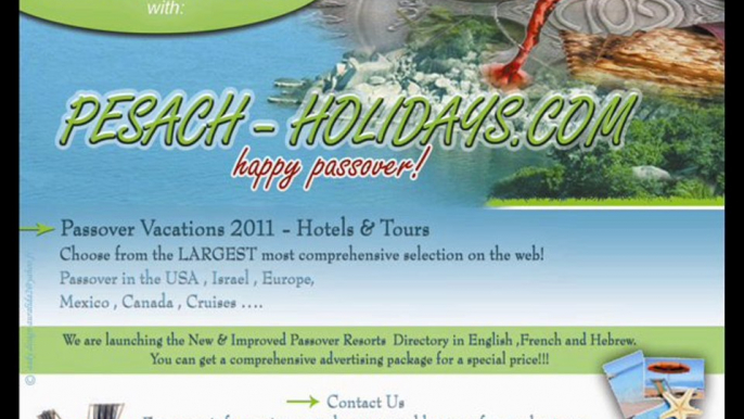 PASSOVERRESORTS 2013 PESACH VACATIONS 2013 PASSOVER HOTELS 5773 PROGRAMS DEALS