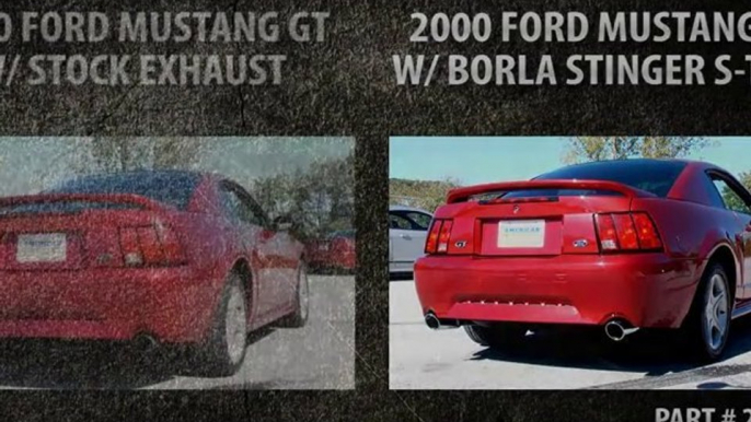 Borla Stinger vs. Stock 99-04 Ford Mustang GT