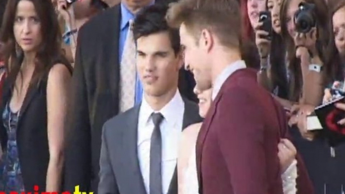 Robert Pattinson, Kristen Stewart, Taylor Lautner at ECLIPSE