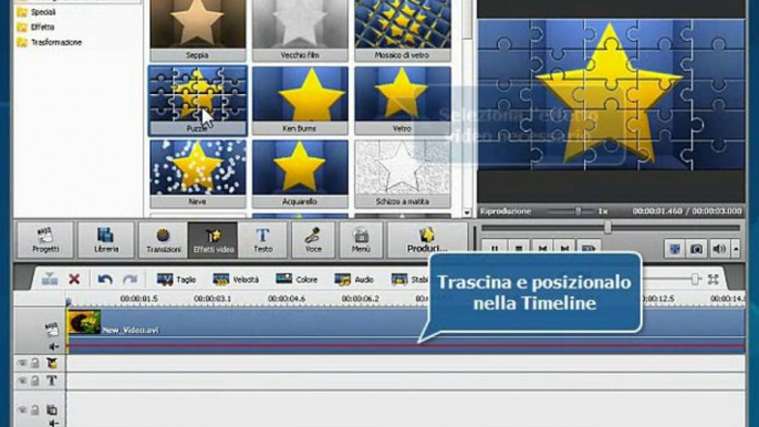 Come applicare effetti video al tuo video