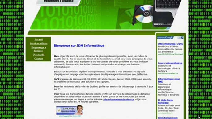 JDM Informatique dépannage informatique a distance