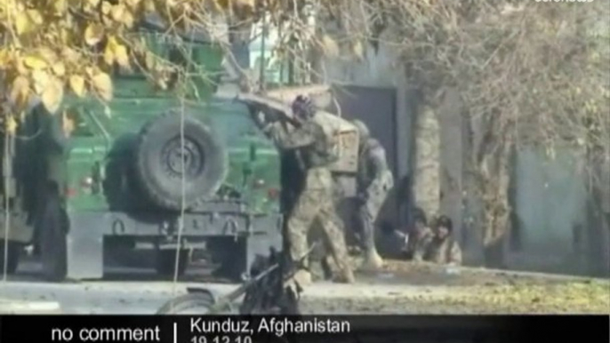 At least seven Afghan soldiers and police... - no comment