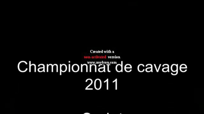 championnat de cavage 2011