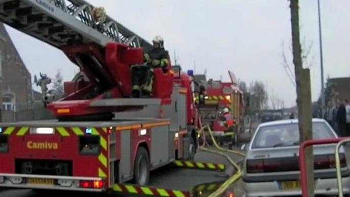 Incendie généralisé à Douai Frais Marais