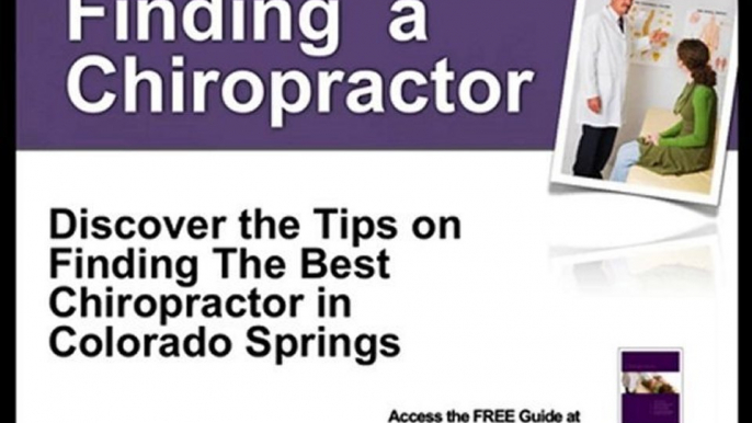 Chiropractic Colorado Springs - Colorado Springs Chiropract