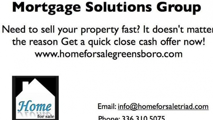 Sell my house in Greensboro North Carolina