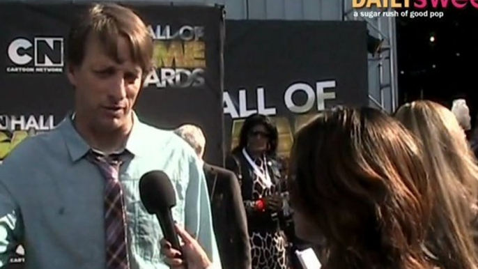 Tony Hawk @ The Hall of Game Awards!