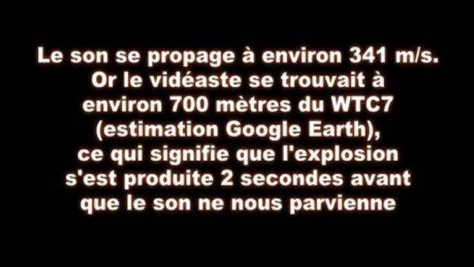 Une Explosion avant l'Effondrement du WTC7 (11 septembre 2001)