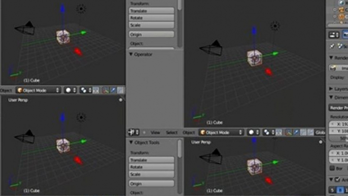 Blender 3D Tutorial: A Interface do Blender