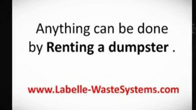 Renting a dumpster: Affordable Dumpster For Rent