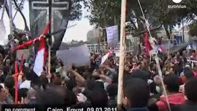 Egypt Coptic Christians protest in Cairo - no comment