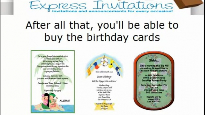 Party Invitations - Unique Party Cards for all Occasions