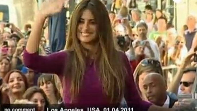 Penelope Cruz on the Hollywood Walk of Fame - no comment