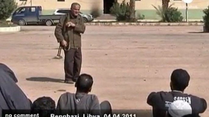 Training camp for Libyan rebels in Benghazi - no comment