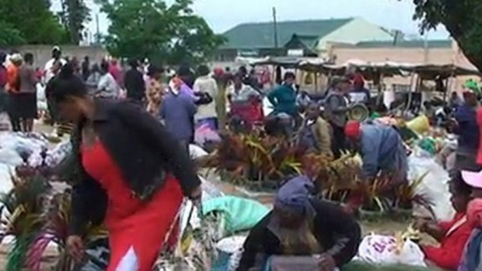 Afrique du sud marché africain de Manzini au Swaziland ( South Africa African market in Swaziland )