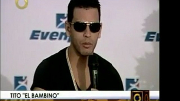 El reggaetonero Tito "El Bambino" habla en rueda de prensa a
