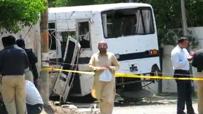 Pakistan naval bus attacks kill four in Karachi