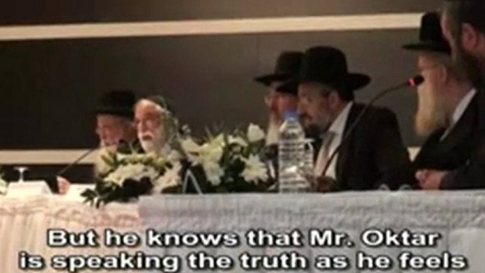 Rabbi Jacobson - Joint press conference of Mr. Adnan Oktar with Israeli Delegation