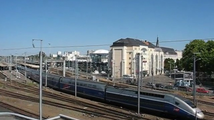 Nnates : départ train TGV gare SNCF