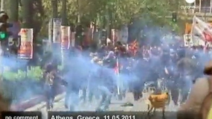 Greeks strike in anger at austerity plan - no comment