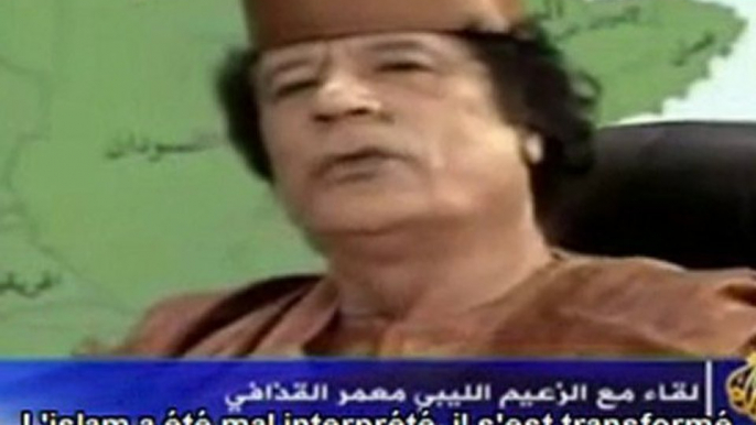 Kadhafi insulte le Calife de l'Islam