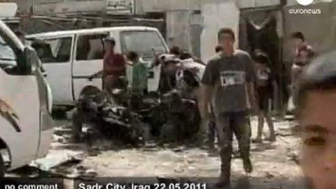 Two bomb blasts in Baghdad - no comment