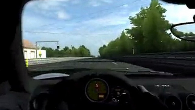 Gran Turismo 5 - Ferrari F40 vs Ferrari 430 Scuderia Drag Race