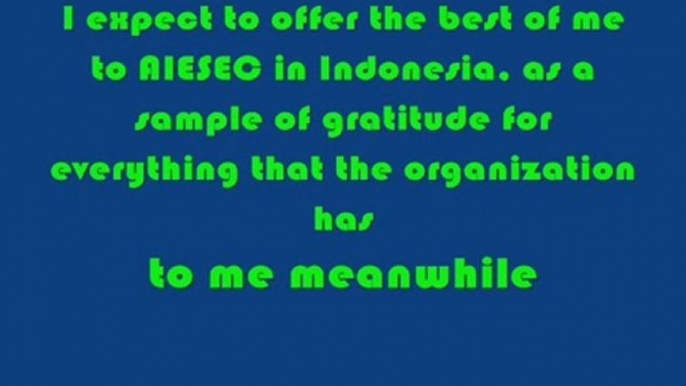 vIDEO iNDONESIA First Version (not full version) (full version in http://www.dailymotion.com/video/xj0hlw_full-version-mcvp-lcd-aiesec-indonesia-application-video_people)