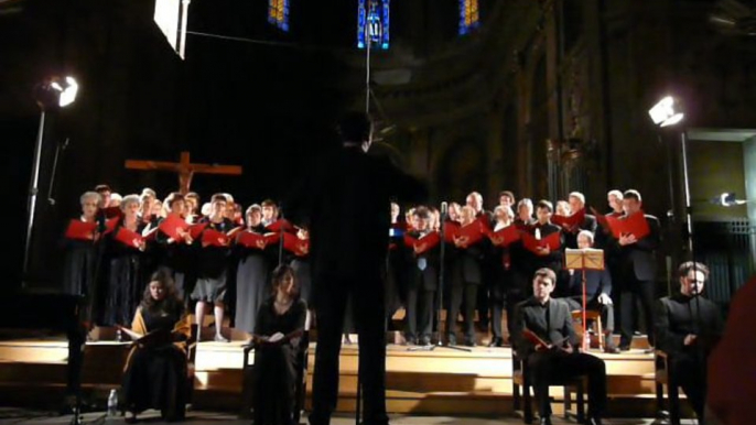 Antonin Dvorak et l'ensemble vocal rive gauche à la Basilique Notre Dame de la Daurade de Toulouse - Stabat Mater Opus 58 -  5ème mvt. Tui Nati vulnerati ( choeur)