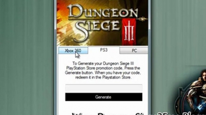 Leaked Dungeon Siege 3 Crack Free Downlaod - Xbox 360 - PS3 - PC